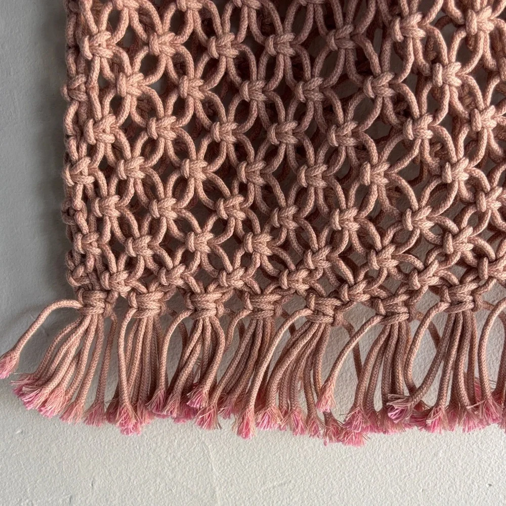 Crochet macrame Shopping tote beach bag